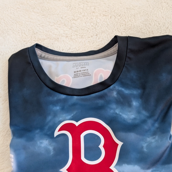 Great Condition: MLB Boston Red Sox Stadium Tee Shirt Kids Med 10/12 - Picture 12 of 12